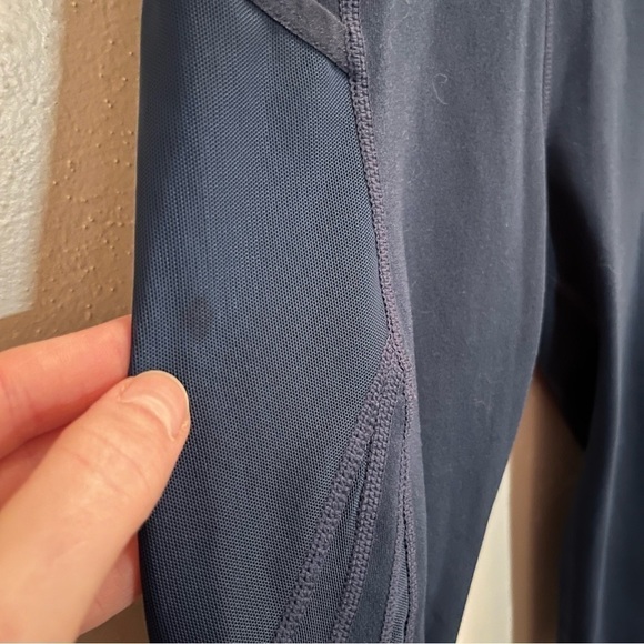 Gymshark Cropped Leggings Blue Women’s Size Extra Small - Picture 9 of 11